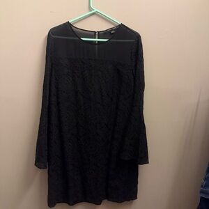 Cynthia Steffe Black Lace Long Sleeve Dress